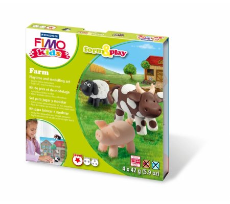 Zestaw FIMO Kids Form & Play FARMA