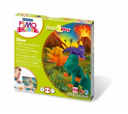 Zestaw FIMO Kids Form & Play DINOZAURY