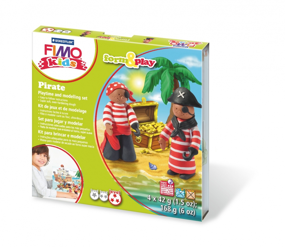 Zestaw FIMO Kids Form & Play PIRACI