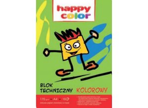 Blok techniczny HAPPY COLOR kolorowy