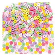 Kolorowe guziki mini Op. 250 szt.